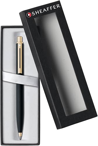 Miniatura 2 de Sheaffer Sentinel – Bolígrafo Negro Mate, tapa & Barrel, Oro Tono recortar, (e232751)