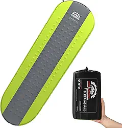 Almofada de dormir Gear Doctors de acampamento autoinflável para acampamento 4,3 R tapetes de acampamento isolados - 3,8 cm indispensáveis tapete inflável de espuma para dormir colchão de ar