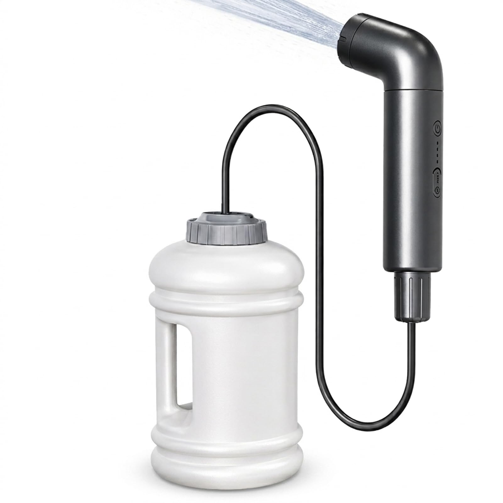 Bidet Portable Electrique, Douchette Intime avec Reservoir Eau 2,5L, Bidet de Voyage Rechargeable USB 3 Modes de Pression pour Postpartum Grossesse Hémorroïdes Camping Voyage Accessoires