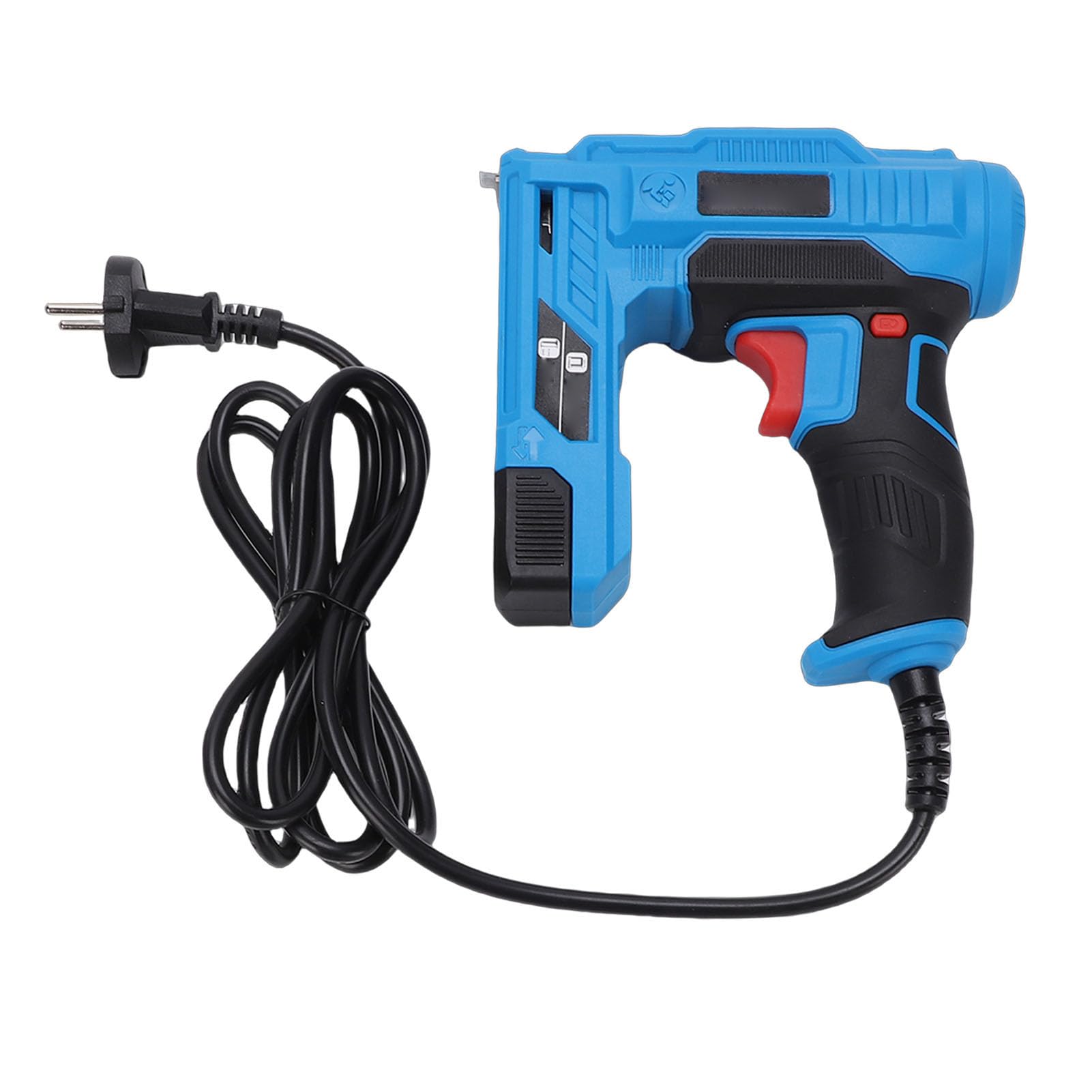 Cosiki Elektryczny Pistolet do Gwoździ i Zszywacz do Projektów Związanych z obróbką Drewna Lekkie Narzędzie 2 w 1 z 600 Gwoździami i 400 Zszywkami (wtyczka UE)