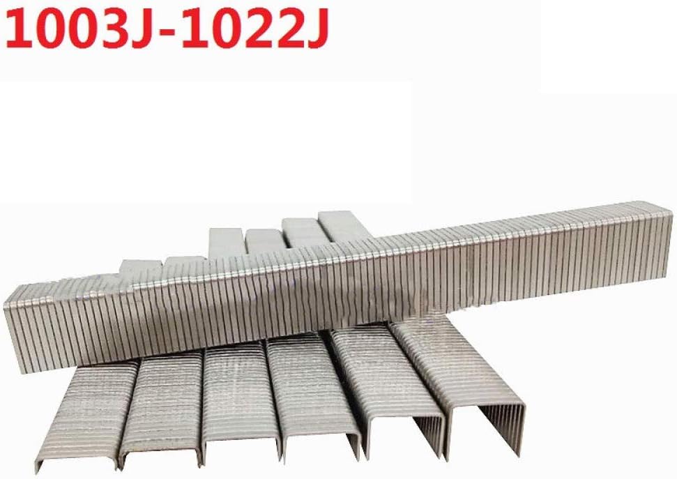 Steel Brad Nails,Code Nail, Stainless Steel Horse Nail, 1022J Pneumatic Door Nail, 100304 0506 0810 1316 19 1022-1003 * 3.2mm 4800PCS / Box (Color : 1022 * 22mm 2000pcs/Box)