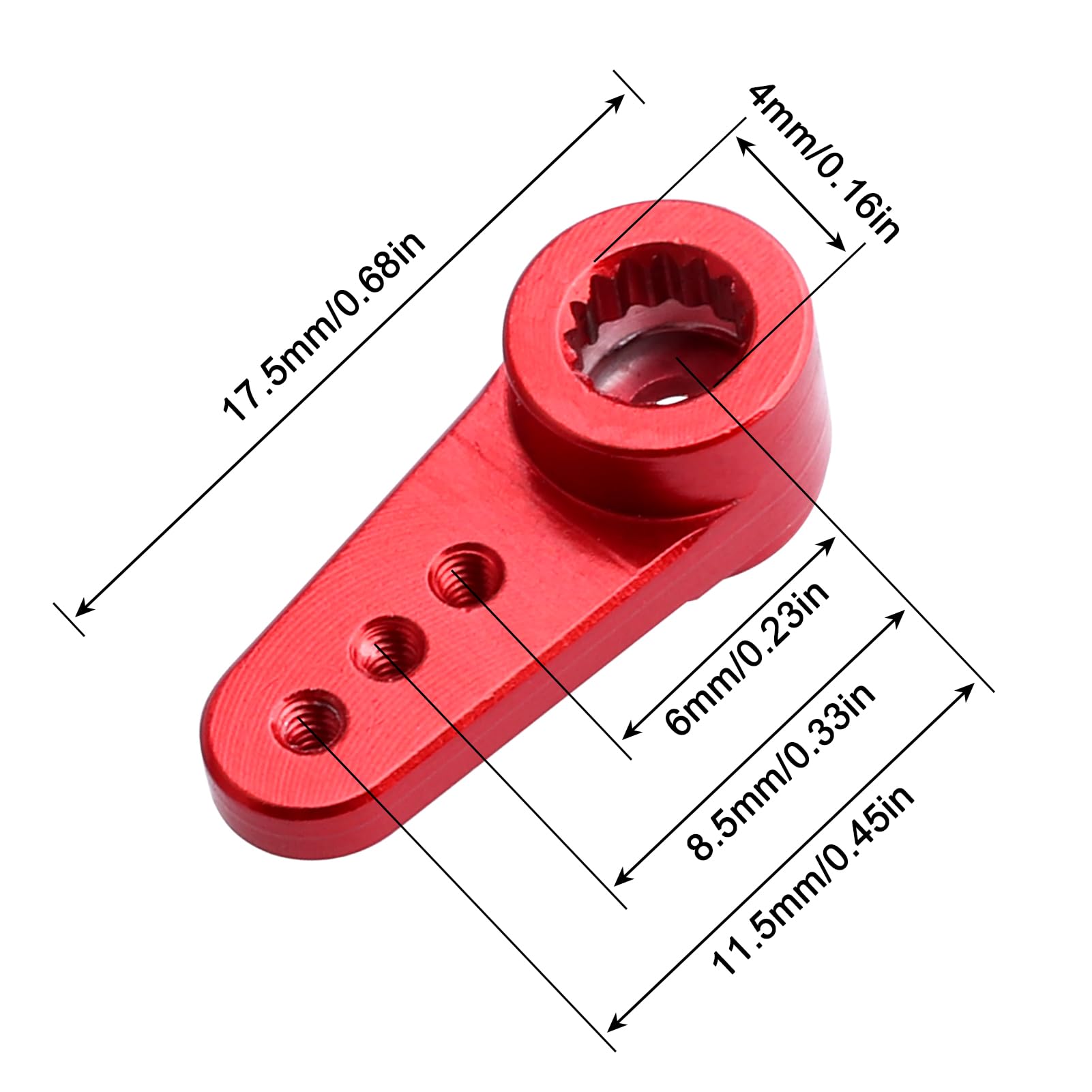 カムカム♥️Lenz System Iron Root ♥️ R-10 Amazon.com: AllinRC RC Servo Arm for Emax ES08MA II Servo Upgrade