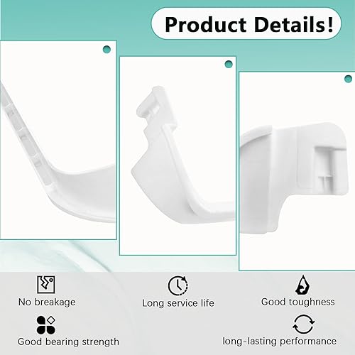 Miniatura 5 de 240534901 x2 y 240534701 x1 barra de retención para estante de puerta de refrigerador compatible con frigidaire kenmore Rack Bar Rail, reemplaza