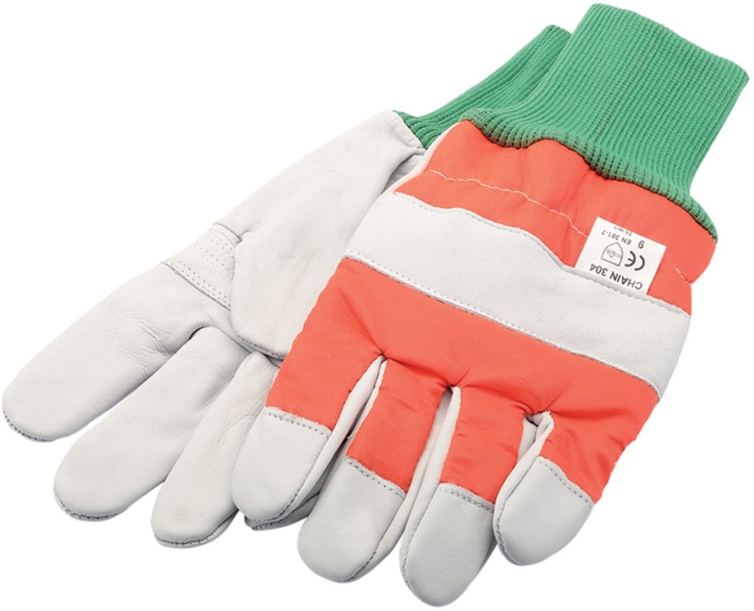 Gants de tronçonneuse Draper 45907 taille 10 évitant les coupures de bois