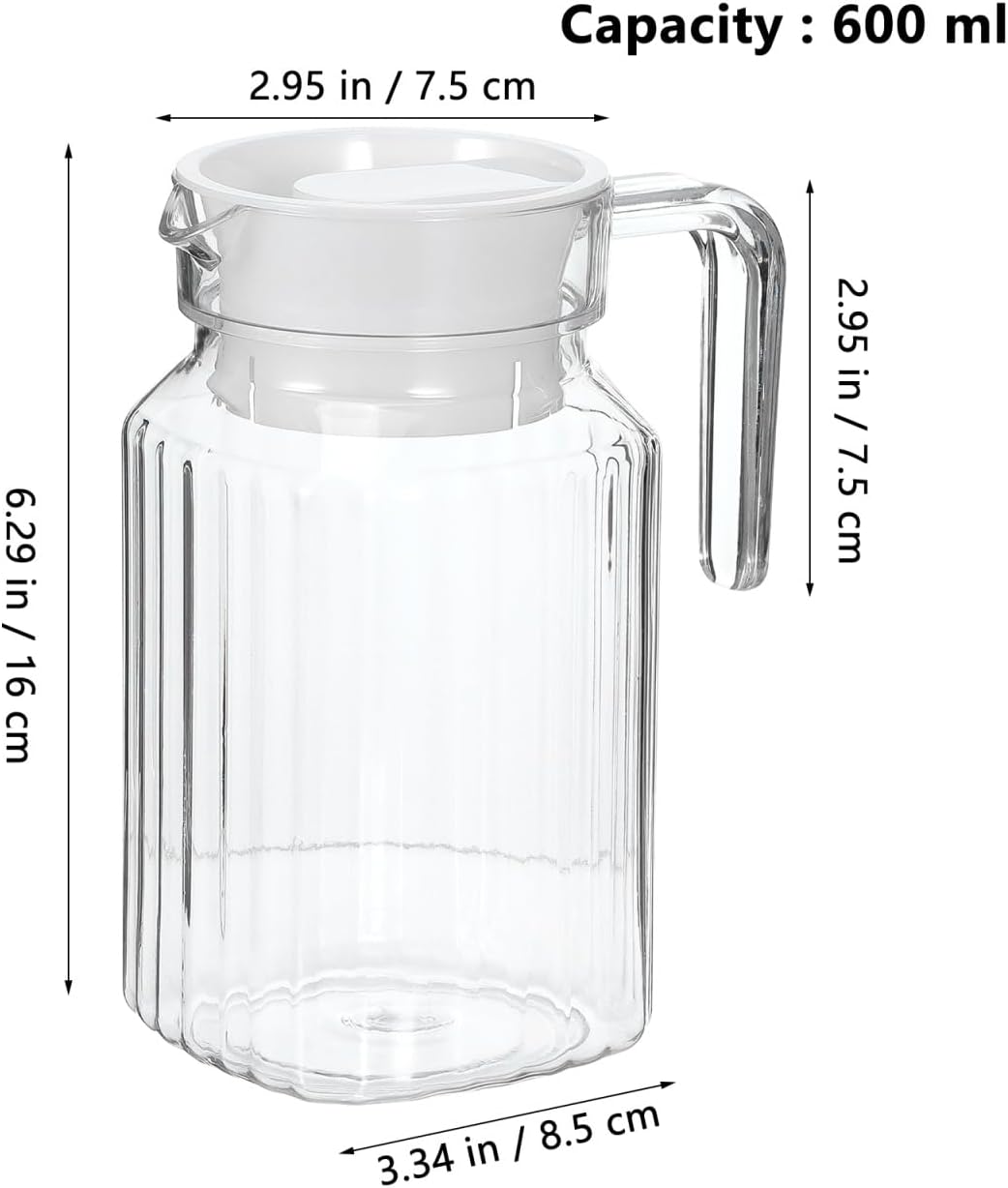 1pc Transparent Cold Water Bottle Stripe Large Transparent Cold Hot Water Bottle