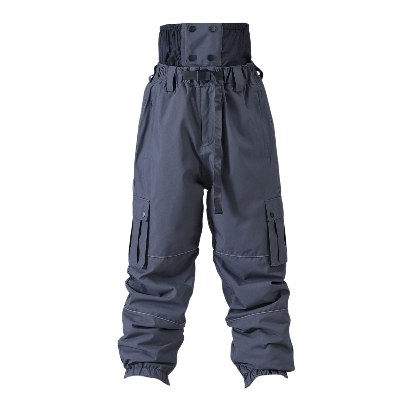 Sunnyuk Pantaloni Snowboard Uomo Tuta da Neve Montagna Pantalone Impermeabile Curvy Pantaloni Taglie Forti Termici Salopette Elasticizzati Sci Invernale Snowboard