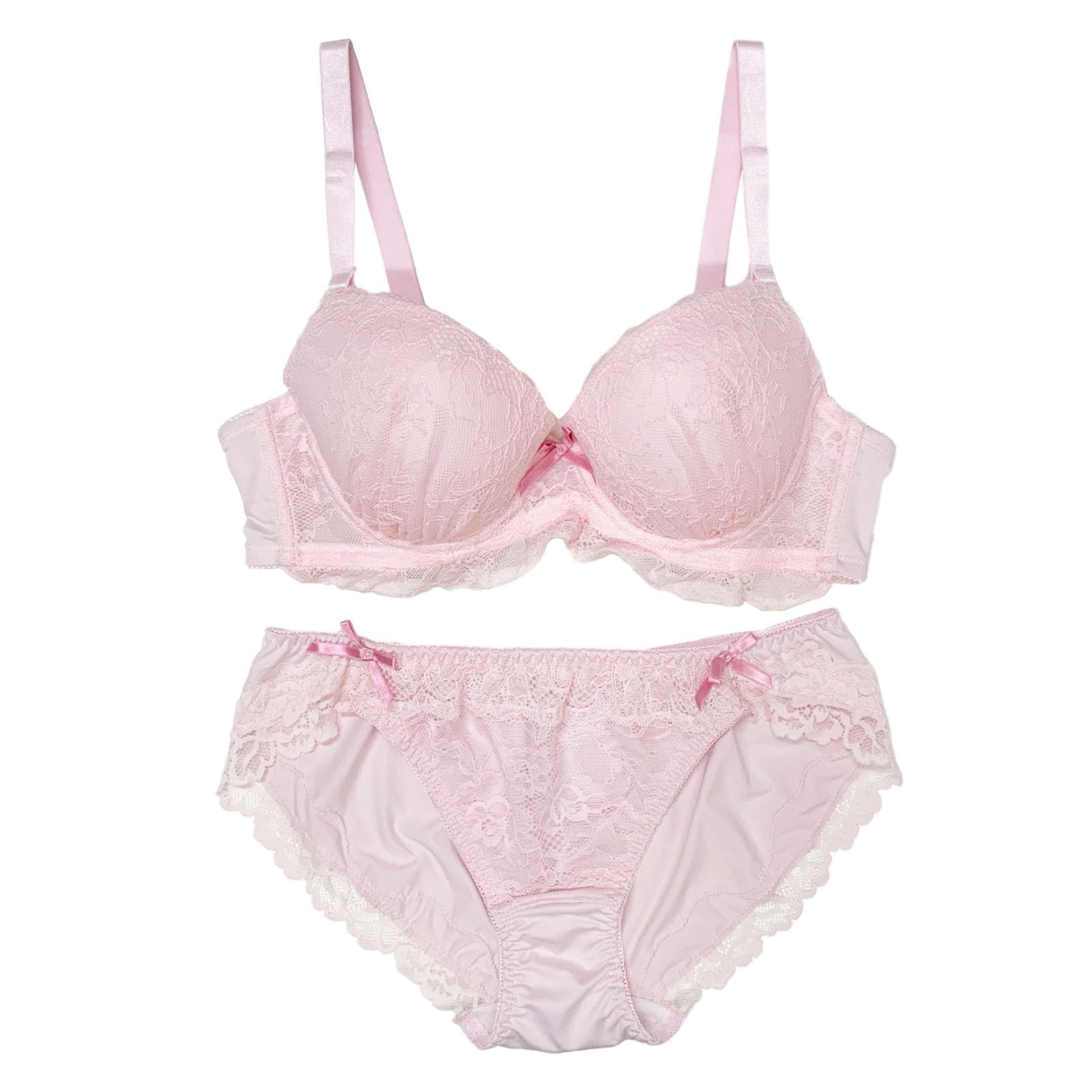 Large Size Bra and Shorts Set, Women's Underwear, Molded Cup Bra (j1)