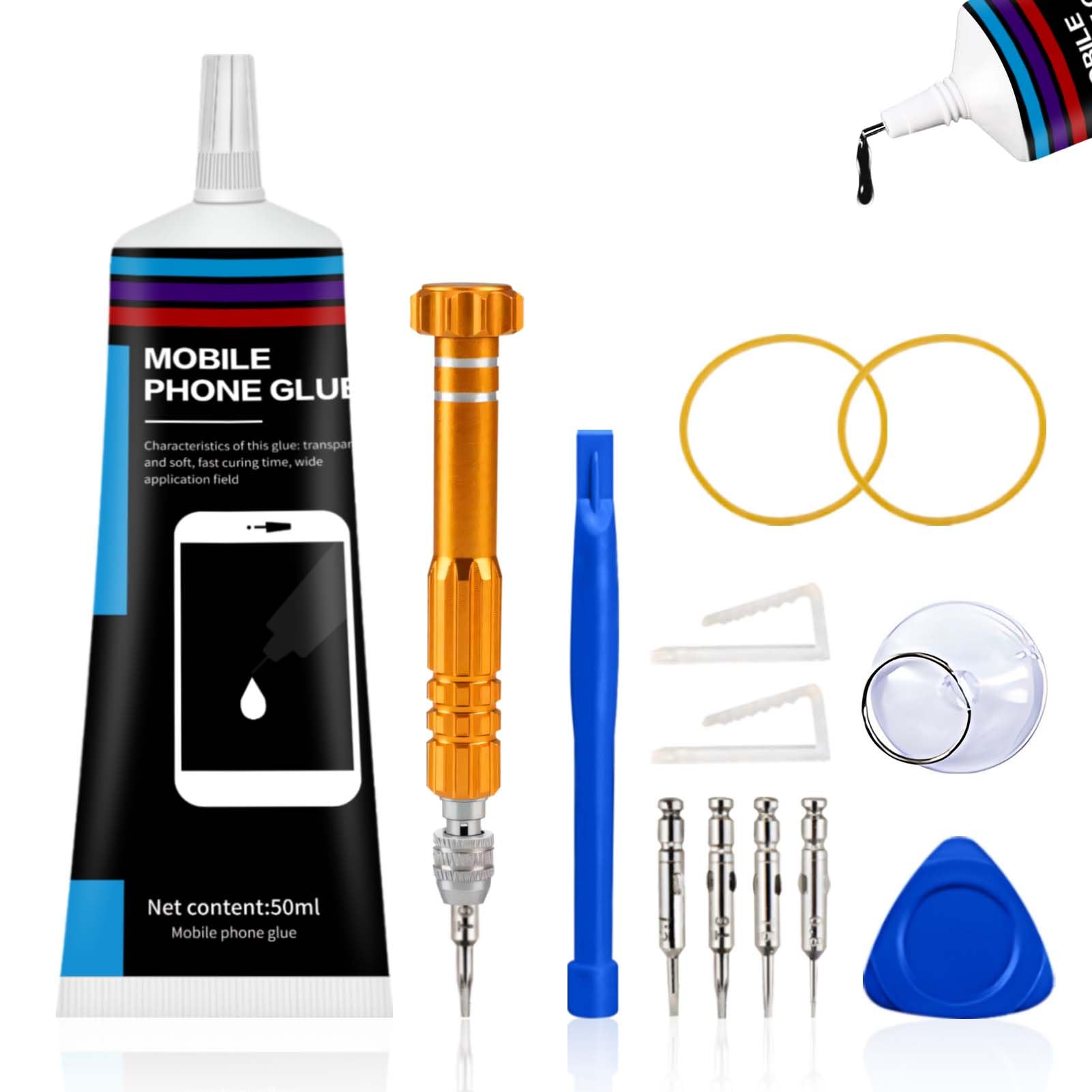 Colla Per Schermi Smartphone E Tablet - Forte, Nera, Impermeabile - 50 Ml - Foto 4