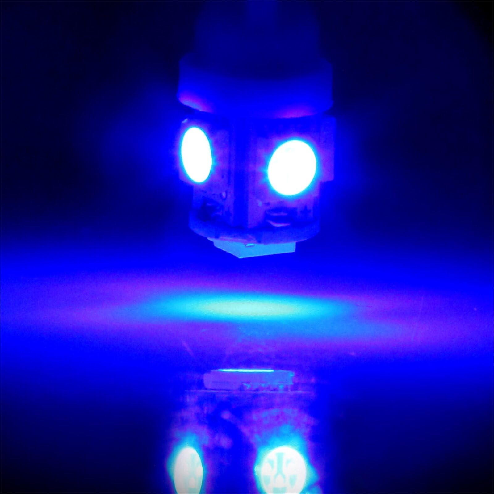 ECCPP 20x Instrument Cluster Dash Panel Lights T10-5-5050-SMD-Blue W5W 147 152 158 159 161 168 184 192 193 259 280 285 447 464 501 555 558 585 655 656 657 1250 1251 1252 2450 2652 2921 2825 PC 175