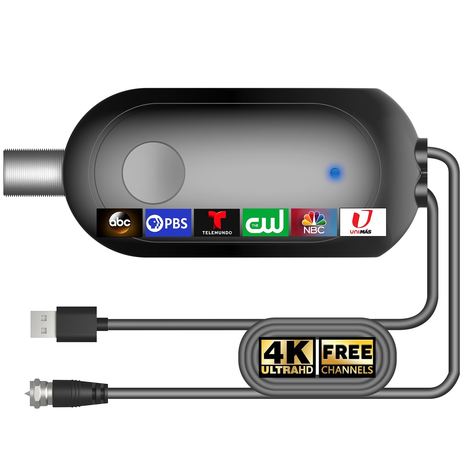 2026 TV Antenna Amplifier,Low Noise Antenna Signal Booster, Clears Up Pixelated Low-Strength Channels, Digital TV Antenna Indoor, Clears Up Pixelated Amplifier
