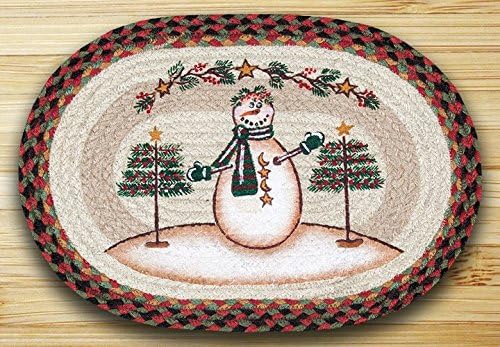Earth Rugs 48-081MSS Placemat, Burgundy