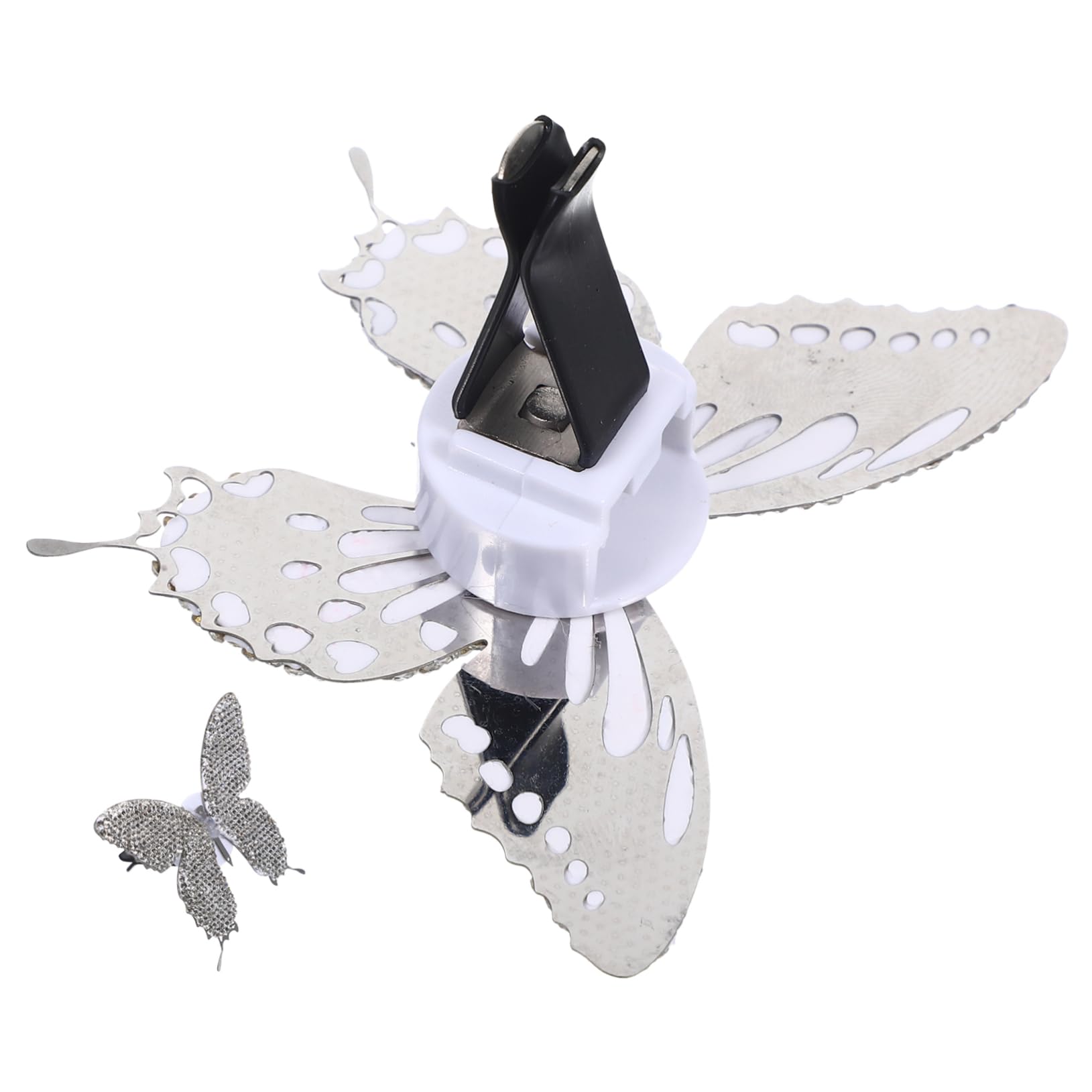 SOLUSTRE 5pezzi Clip Aromatica Per Auto Forma Di Farfalla Con Strass Decorazione Elegante Per Interni Facile Installazione Su Presa Aria Profumo Prolungato Per Esperienza Di Guida