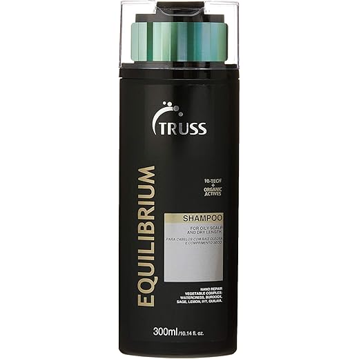 Truss Shampoo Equilibrium | Controle de Oleosidade e Hidratação para Cabelos Oleosos | 300ml