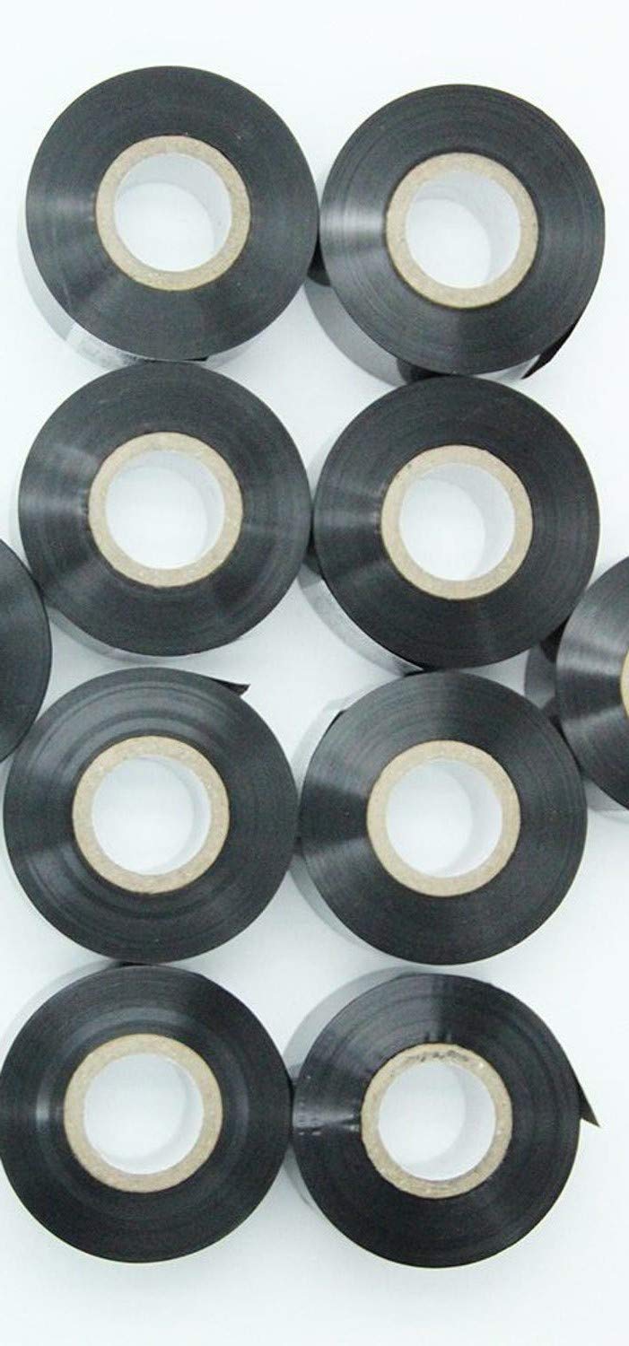 25mm X 100 Meters Expiry Batch Printing Machine Date Coder Coding Machine Hot Stamping Ribbon Stamp Coding foil Black (5)