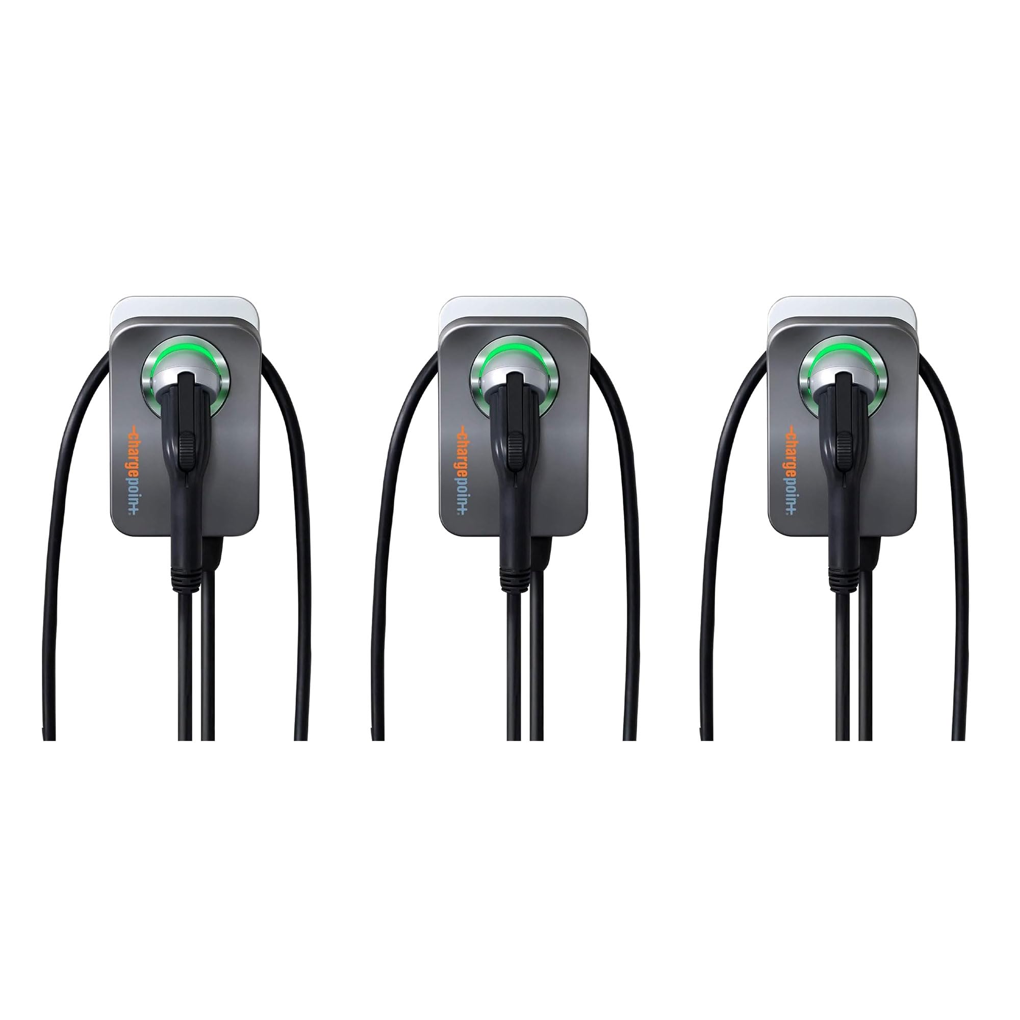 ChargePoint Home Flex Level 2 EV Charger, Hardwired EV Fast Charge Station, Electric Vehicle Charging Equipment Compatible with All EV Models (3 Pack)