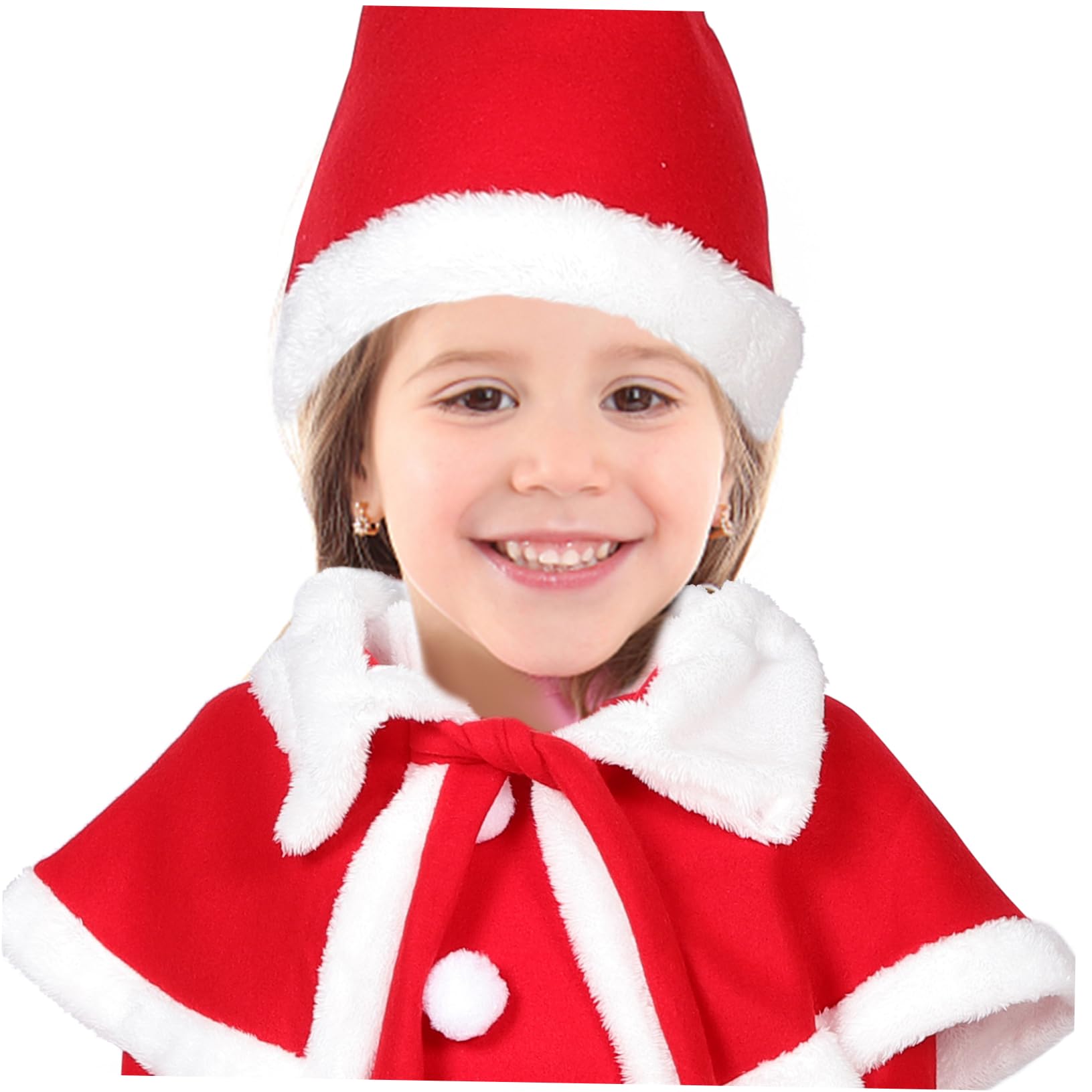 PRETYZOOM 1 Set Vestito Idee Costume Di Natale Costume Di Natale Per Bambini Costume Da Babbo Natale Per Le Ragazze Costume Di Babbo Natale Costume Di Natale Outfit Abbigliamento Costume Di