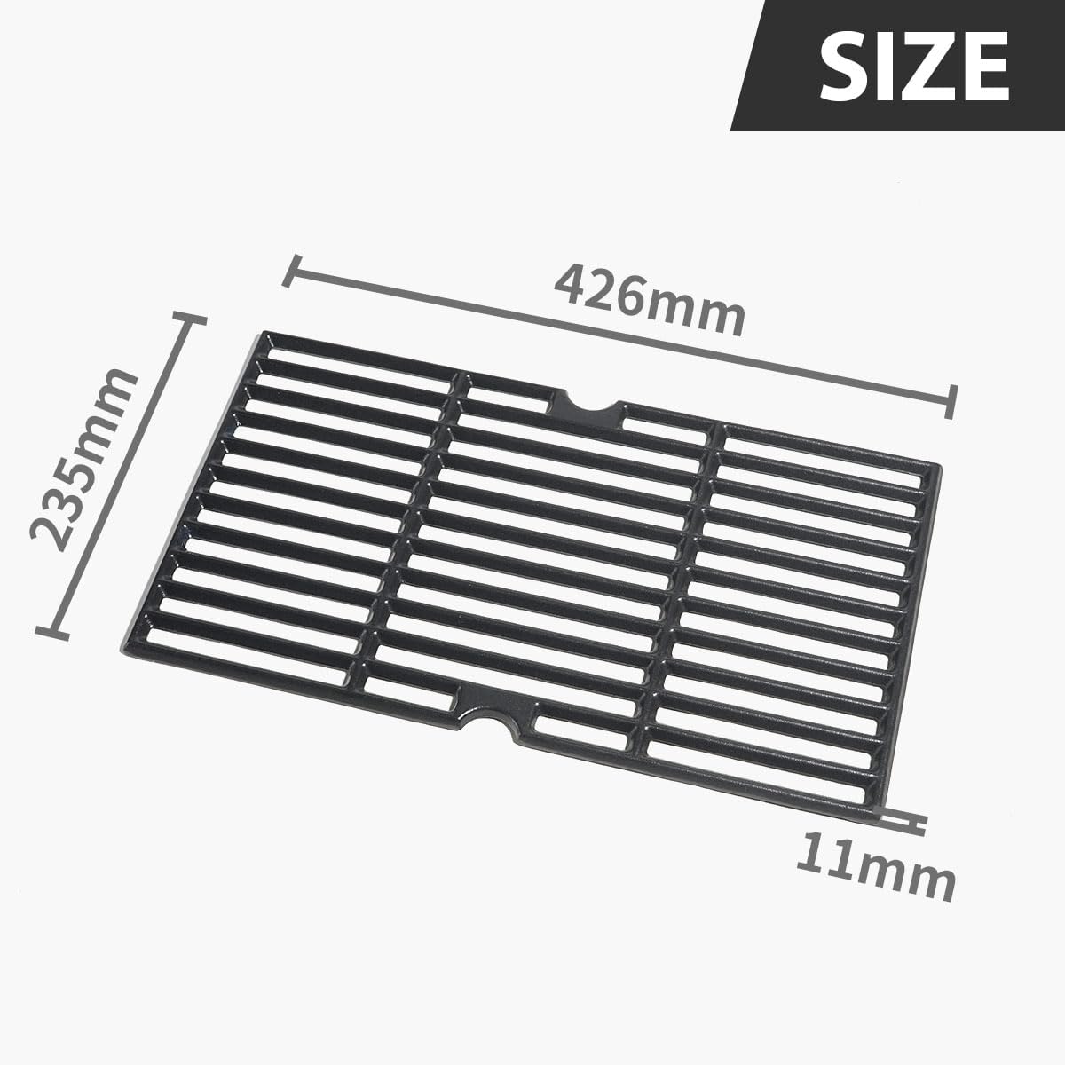 16 7/8" Grill Grates Replacement Parts for Charbroil Gas Grill Parts 463440109, 463432215, 463436213, 463436215, 463420508, 463420509 463420511 463461613