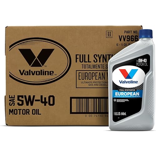 Valvoline - VV966-CS 5W-40 MST SynPower Full Synthetic Motor Oil - 1qt (Case of 6) (VV966-6PK)