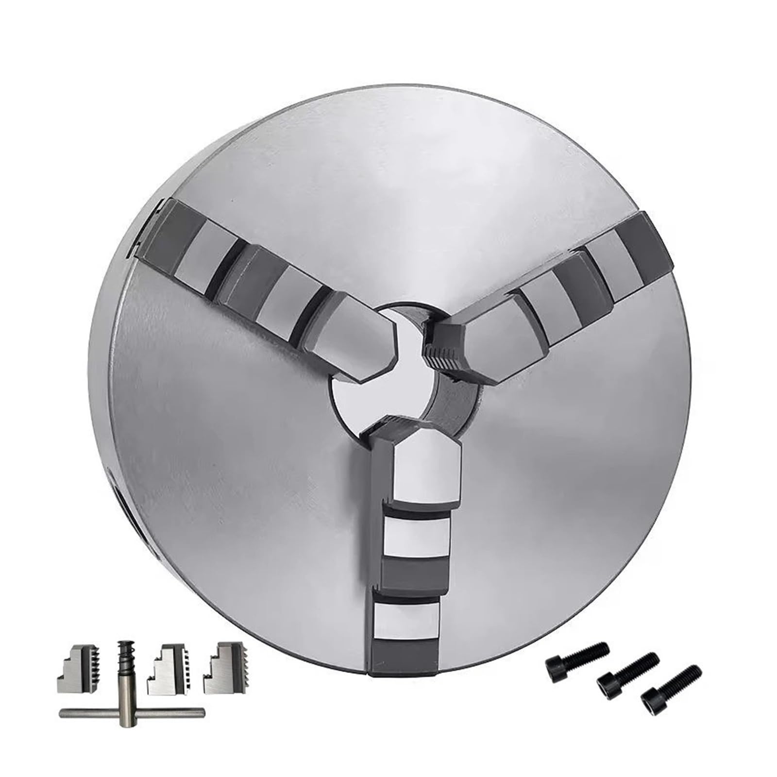 Uchwyt tokarski 125 mm 3-szczękowy samocentrujący uchwyt K11-125 metalowy uchwyt tokarski, ręczny uchwyt do przewijania