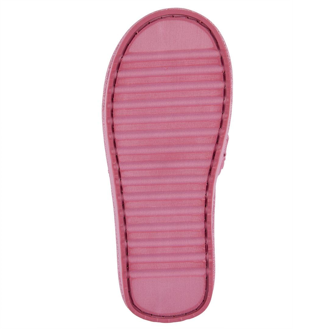 Juicy Couture Women's Slide Slipper Sandals With Faux Fur