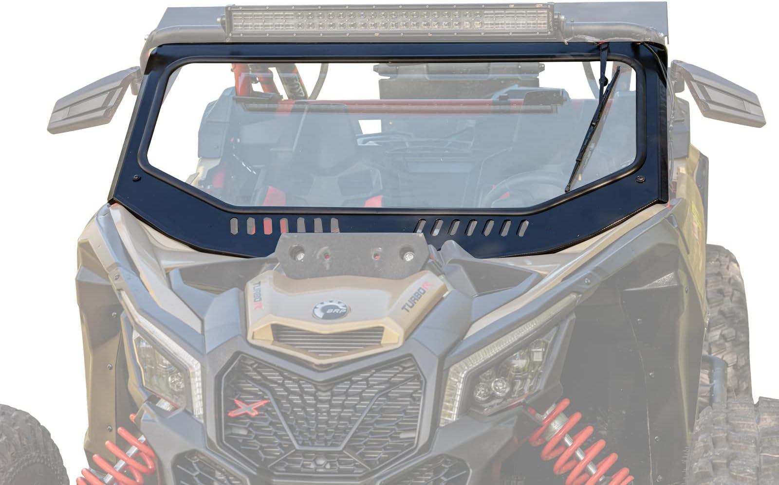 SuperATV Vented Front Glass Windshield with Windshield