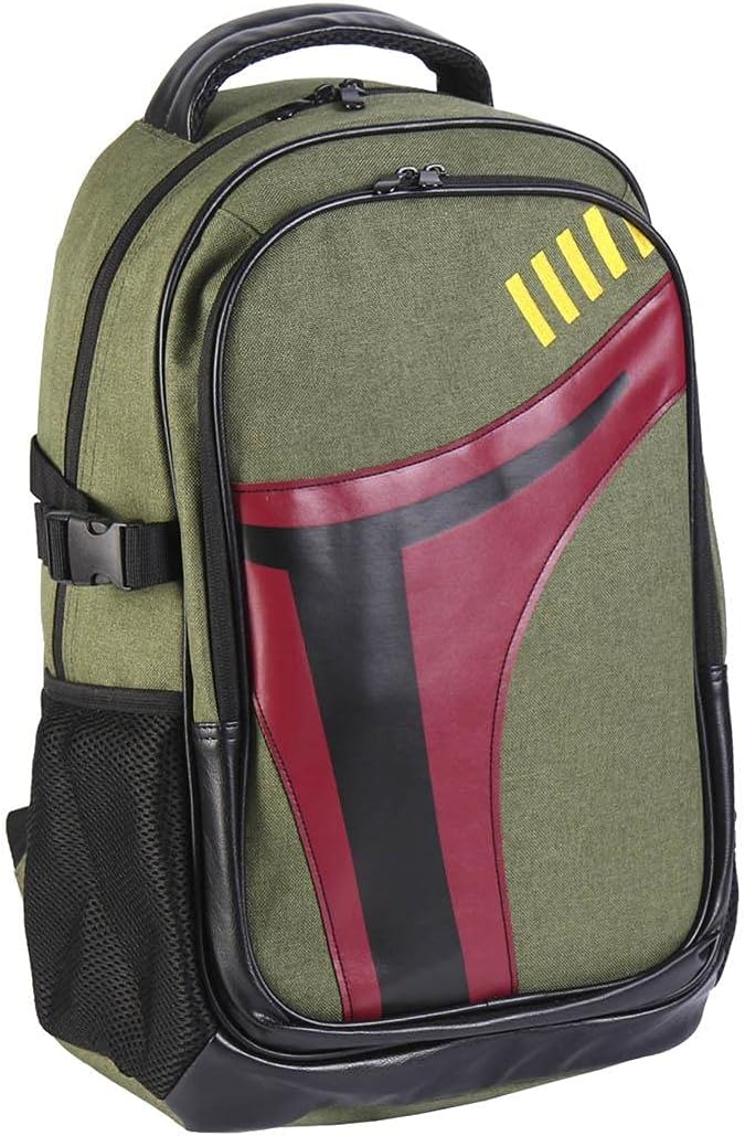 Star Wars S0728278, Unisex Adults Backpack, Green, Talla única -