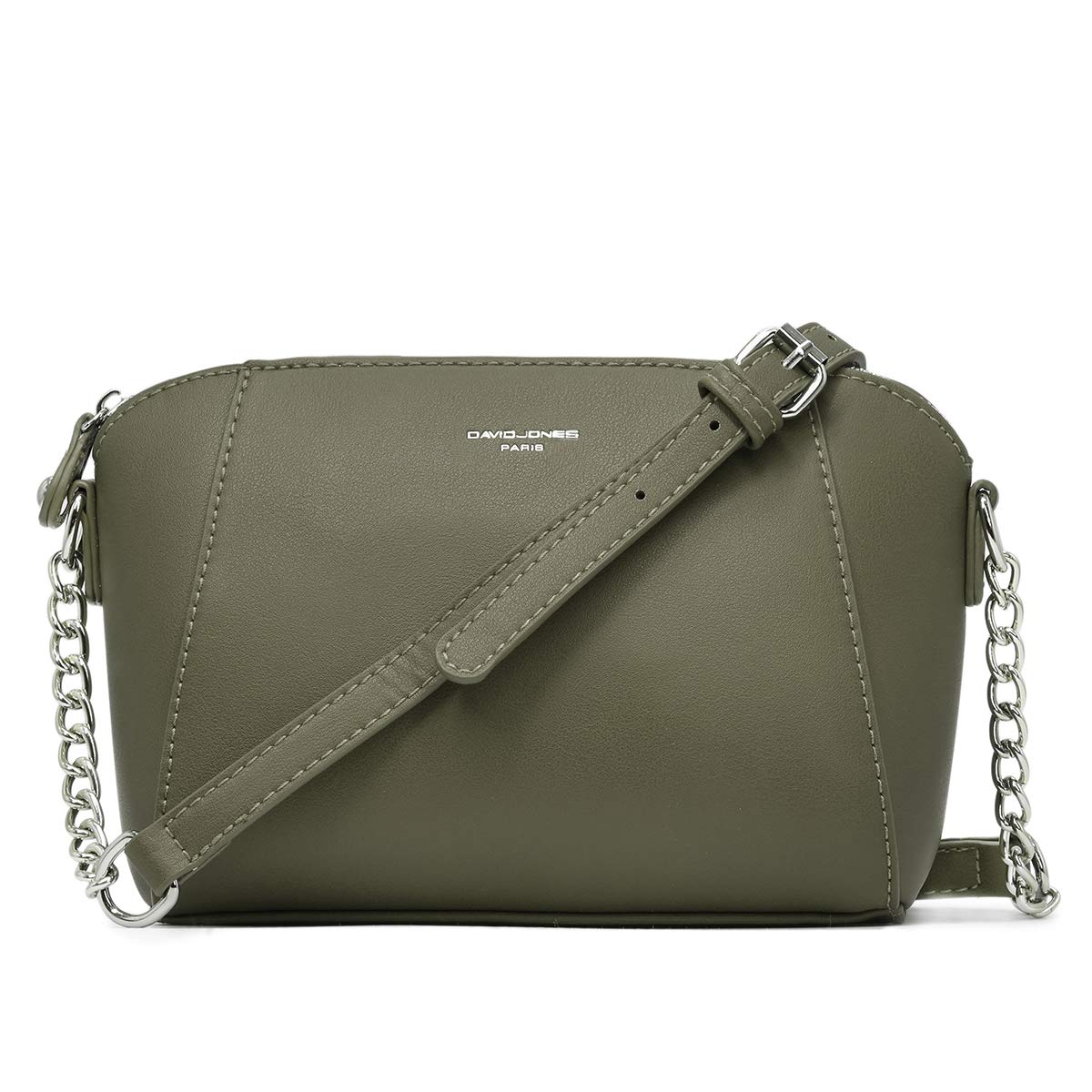 David Jones - Damen Kleine Umhängetasche - Handtasche PU Leder Frau - Crossbody Bag Tasche - Kette Schultertasche Elegante - Abendtasche Alltag Mode Schick Clutch Pochette Party Reise