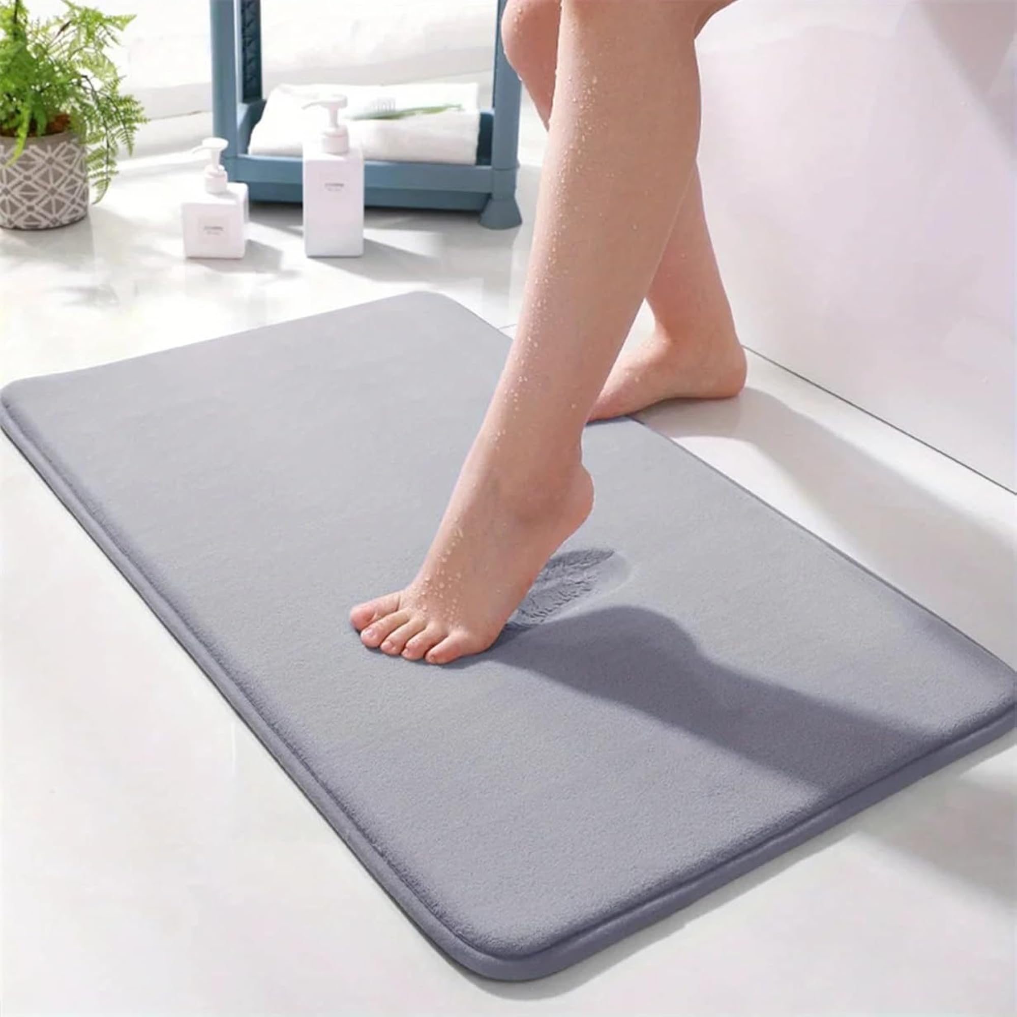 Soft Anti Slip Bath Mat Super Absorbent Unique Design