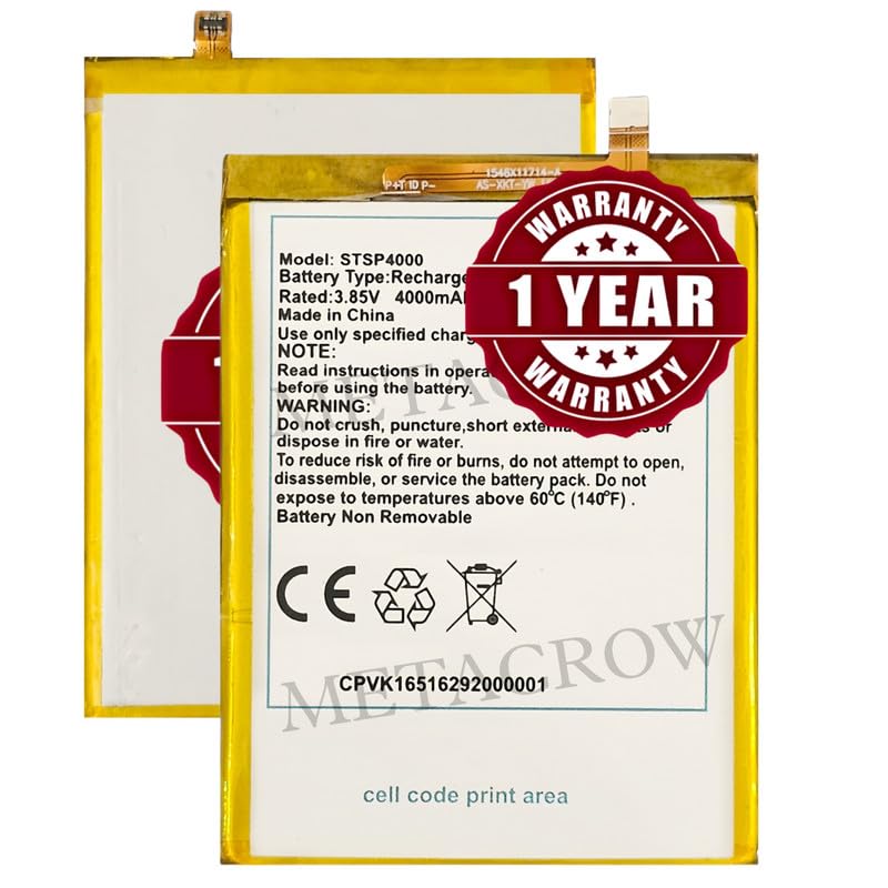 Image of Original STSP4000 Battery Compatible for Panasonic P85 - (4000mAh) - 1 Year Warranty JK1