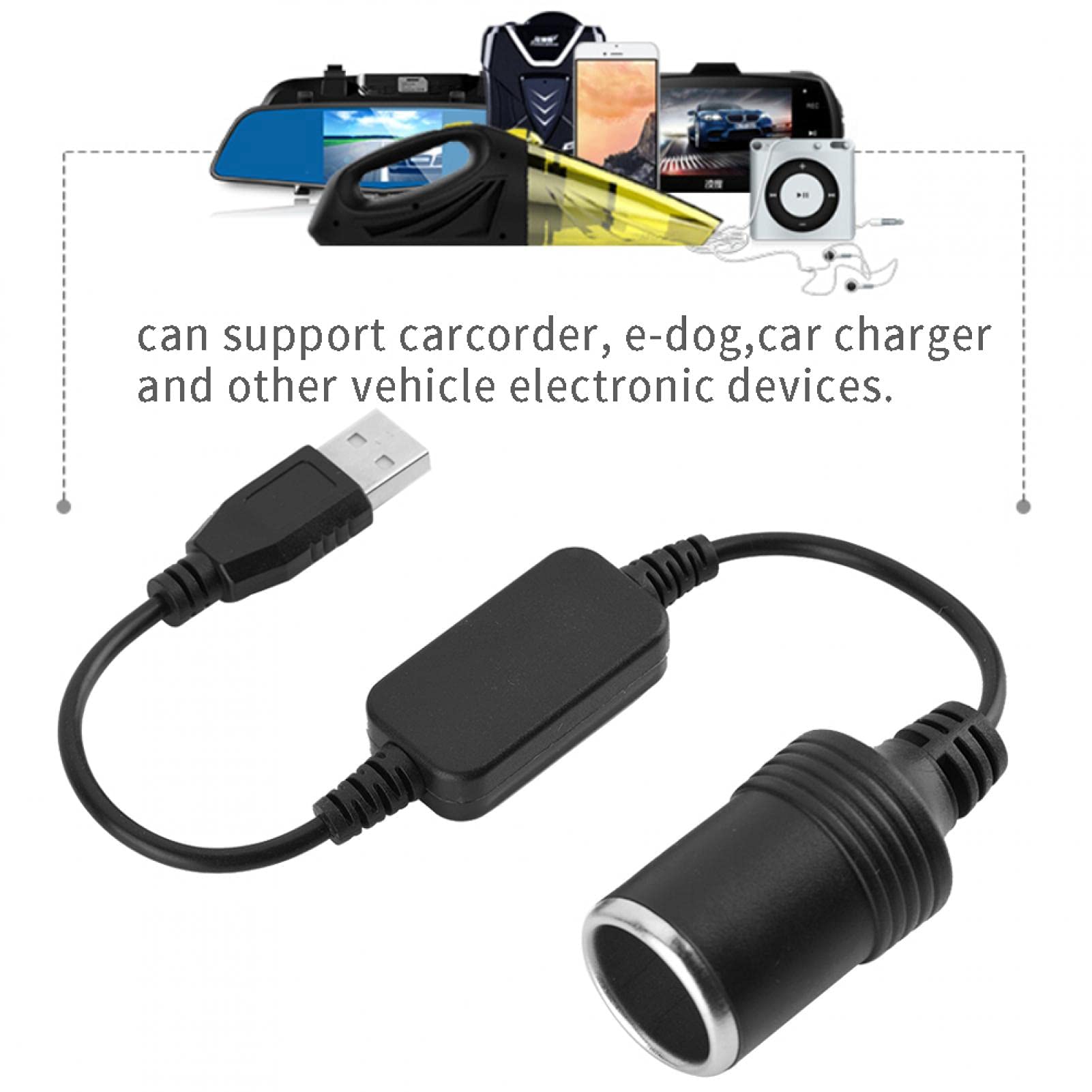 Adattatore per presa accendisigari da auto 12V 2A, convertitore