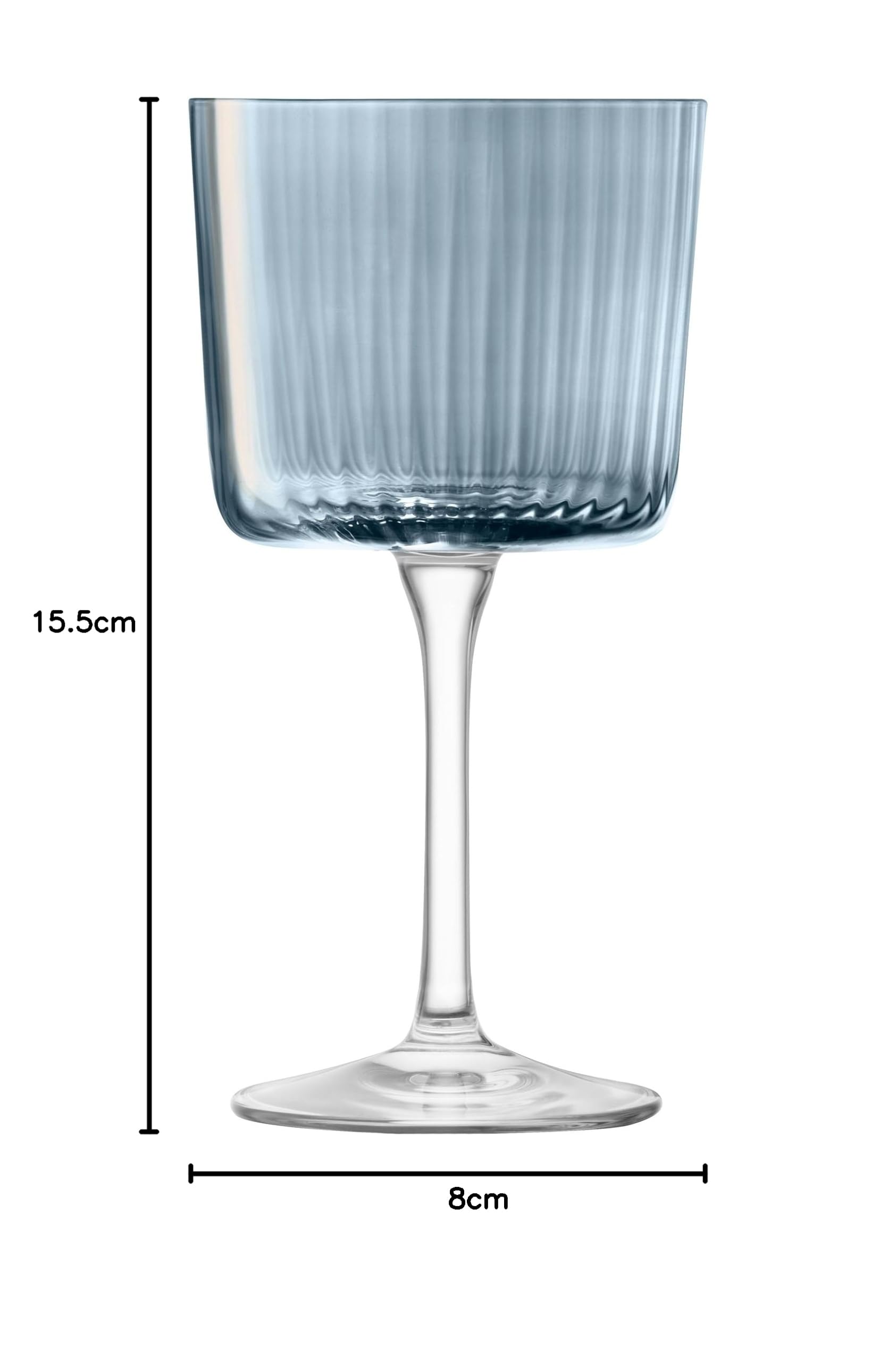 LSA Weinglas-Set, Saphirblau