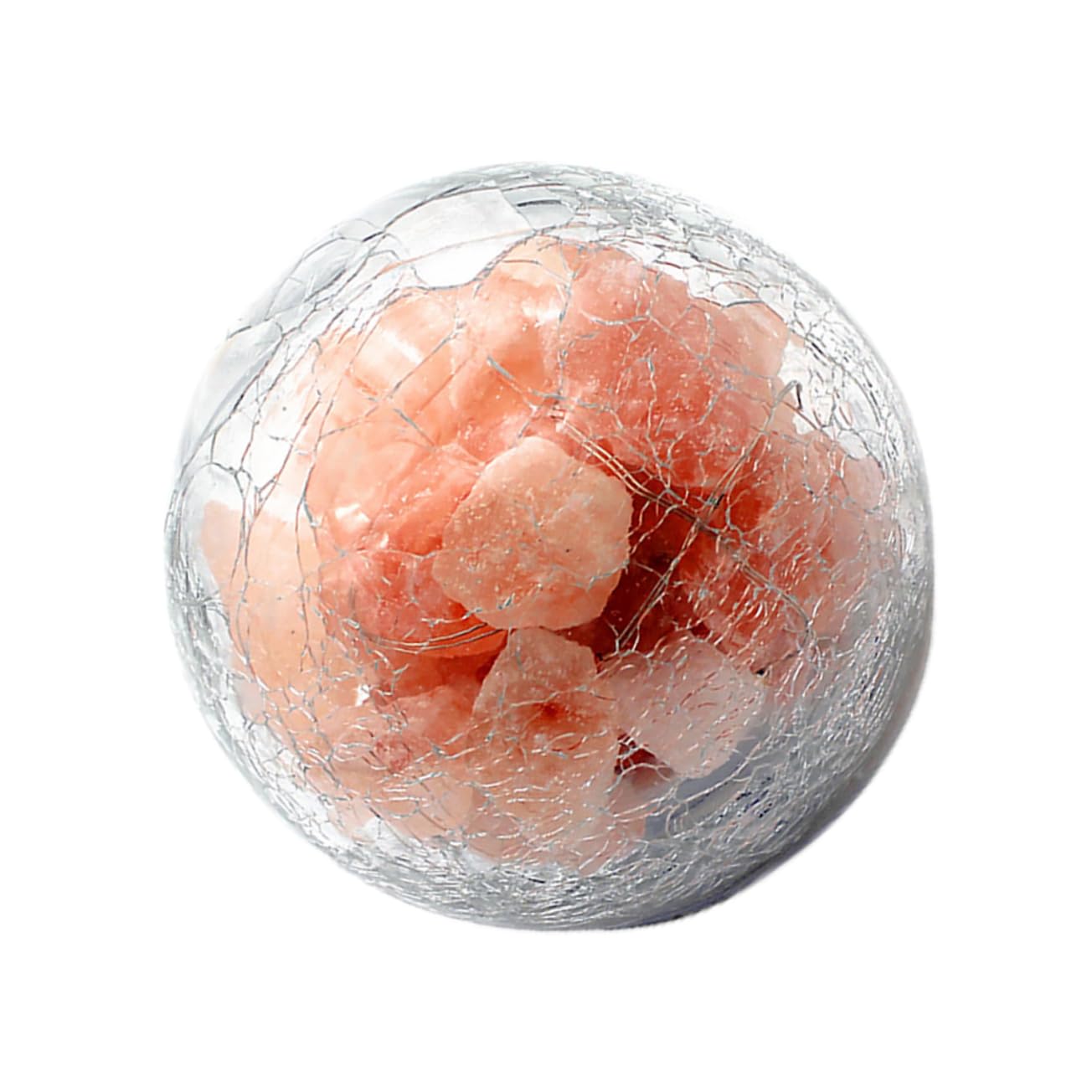 ARTIBETTER Himalayan Salt Rock Lamp Himalayan Salt Globe Night Light Battery Decorative