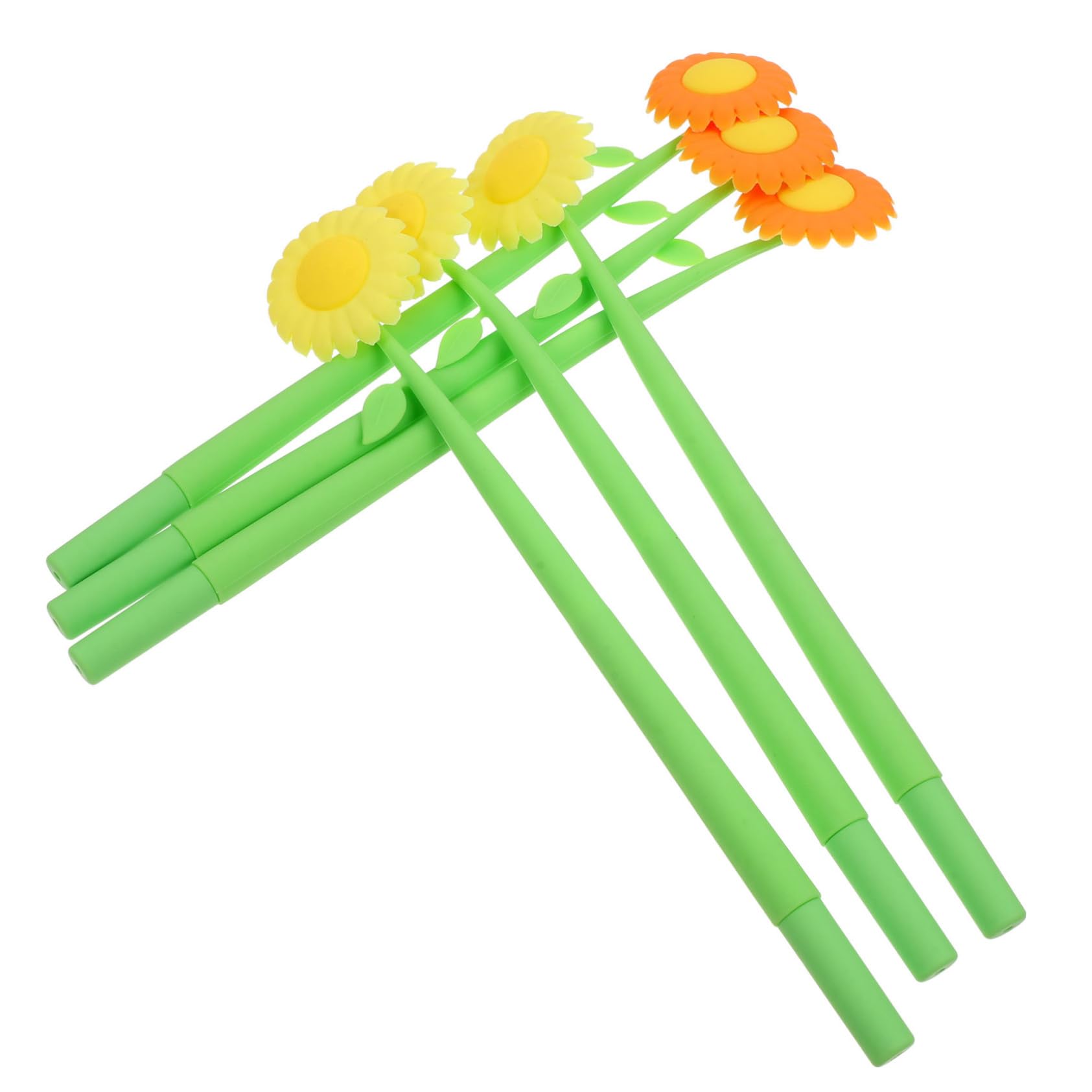 Didiseaon 12 Pz Penna in Silicone Girasole Penne Da Ufficio Penna Gel a Punta Fine Penne Da Scrittura a Sfera Cancelleria Creativa Per Bambini Penne Neutre Ad Ago Gel Di Silice