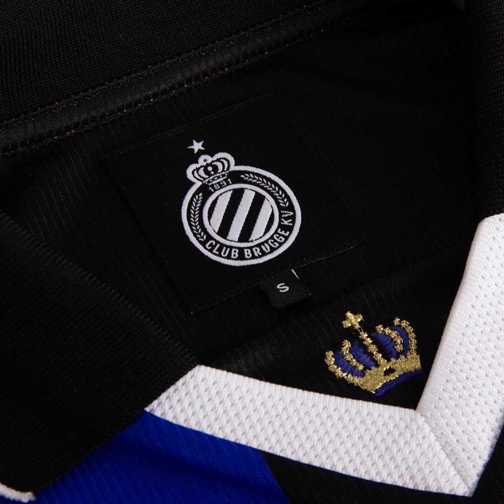 Copa - Camiseta de Fútbol - Hombre - Club Brujas 1998/99 - Retro - Manga Larga - Negro/Azul - 100% poliéster