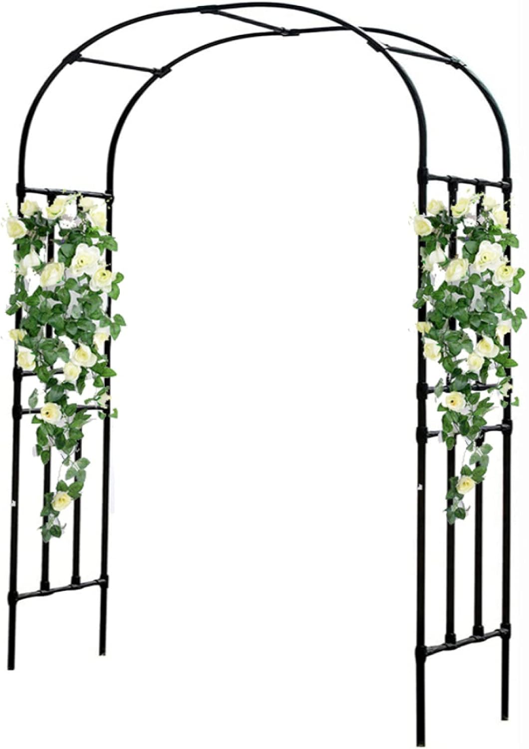 Amazon.com : Garden Arch Metal Rose Arches for Roses Climbing Wedding ...