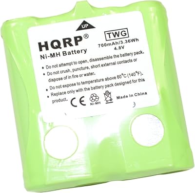 HQRP Rechargeable Battery Pack Compatible with Cobra FRS80, FRS85, PR1050-WX, PR1100-WX, PR135, PR945 Two-Way Radio