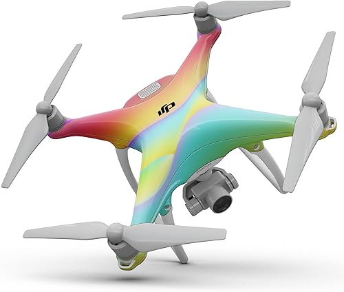 Miniatura 8 de DesignSkinz - Compatible con Drone DJI Spark - Vinilo adhesivo protector resistente a los arañazos - Abstracto Neon Wave V11