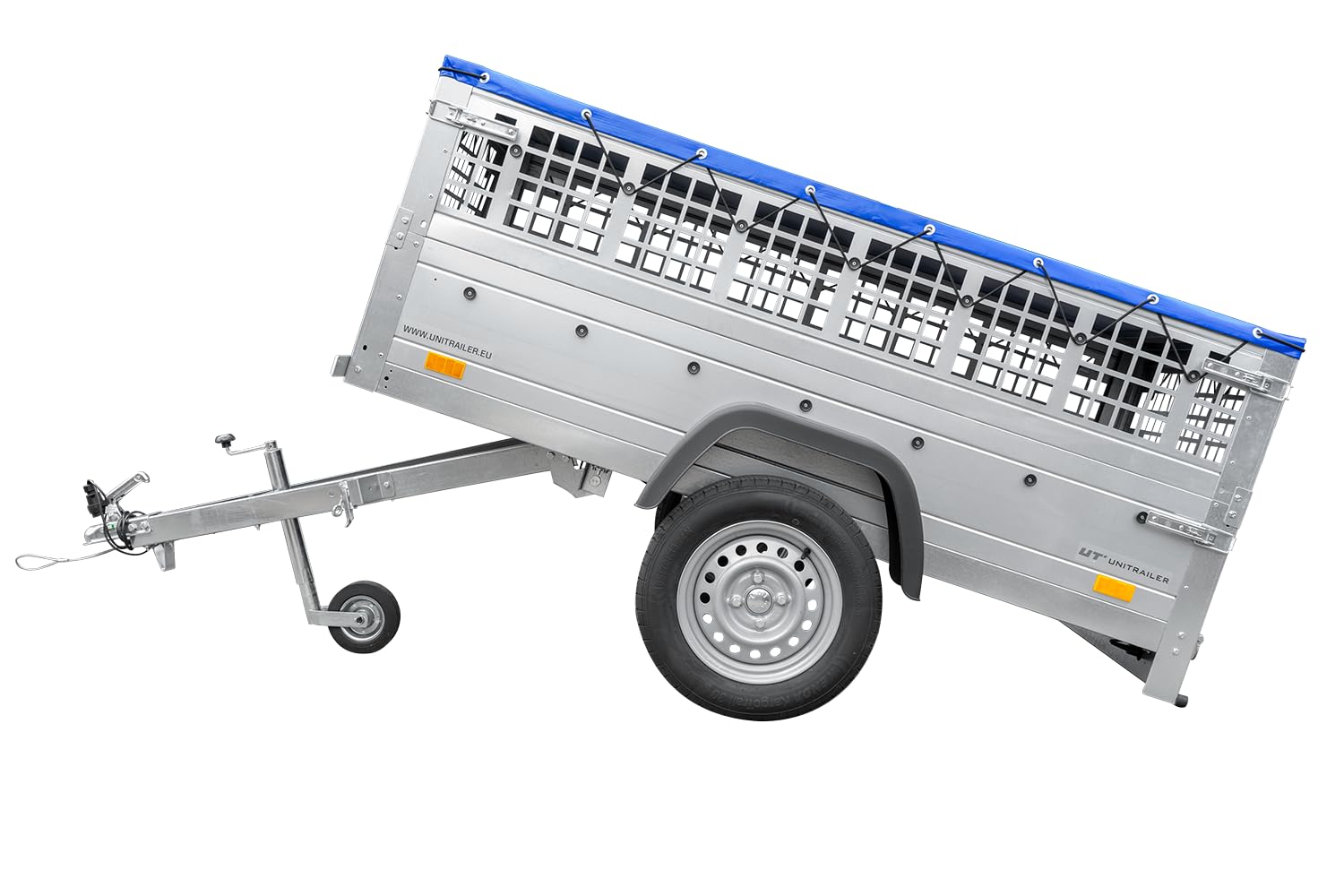 UNITRAILER Pkw Anhänger Garden Trailer 200 Kipp, 750kg, Laubgitter