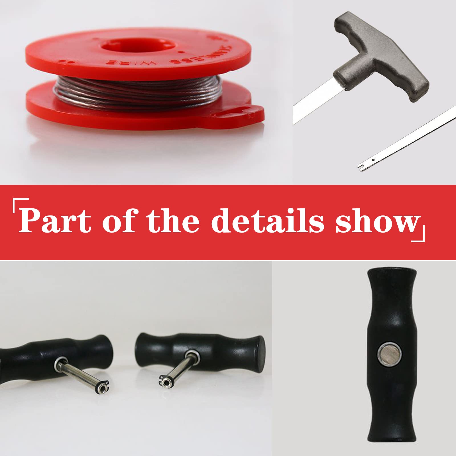 Kit Professionale Per Rimozione Parabrezza Auto - Con Manico E Filo Di Taglio, Universale - Foto 10