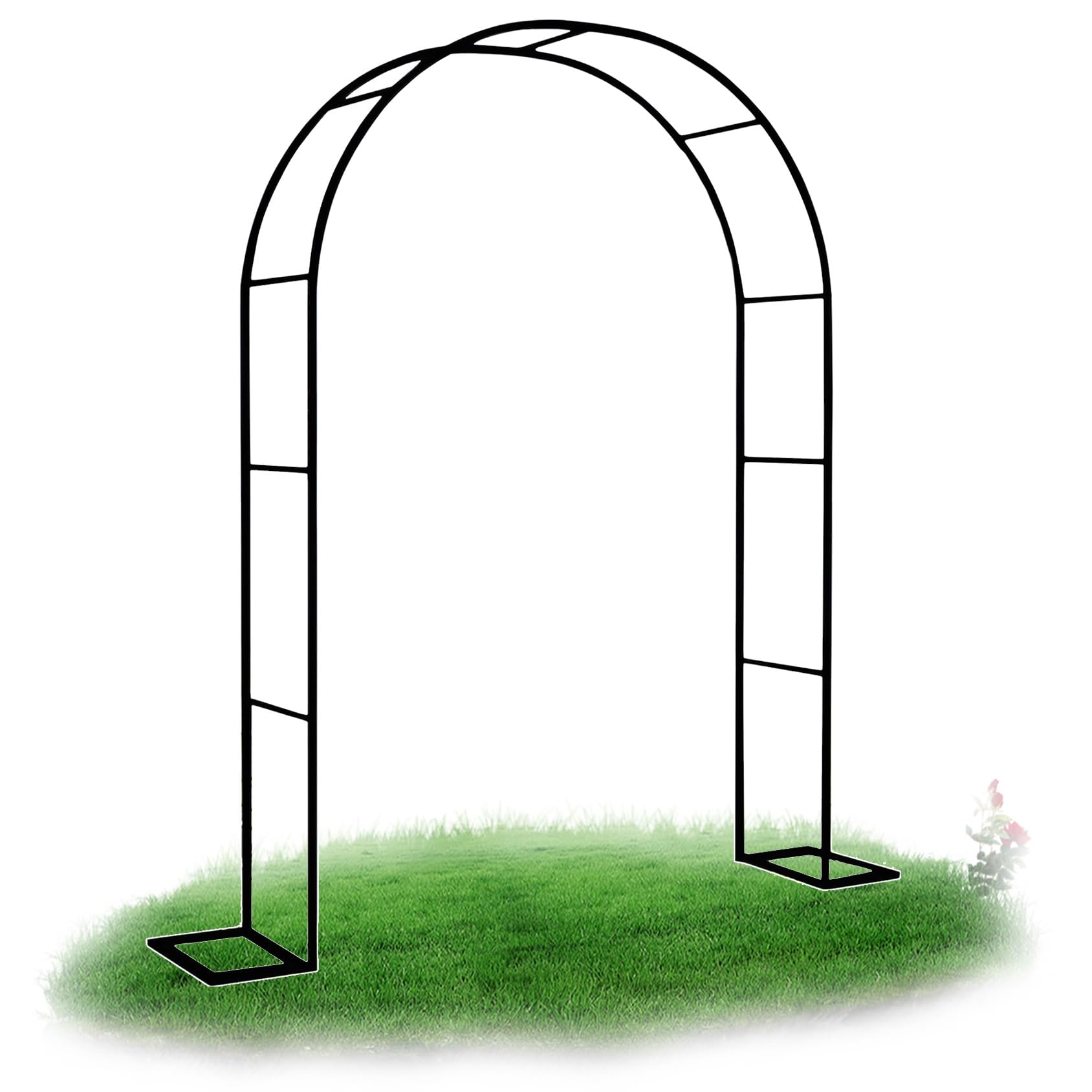 Treillis de jardin en métal antirouille de 2,3 m pour stopper la chute des plantes