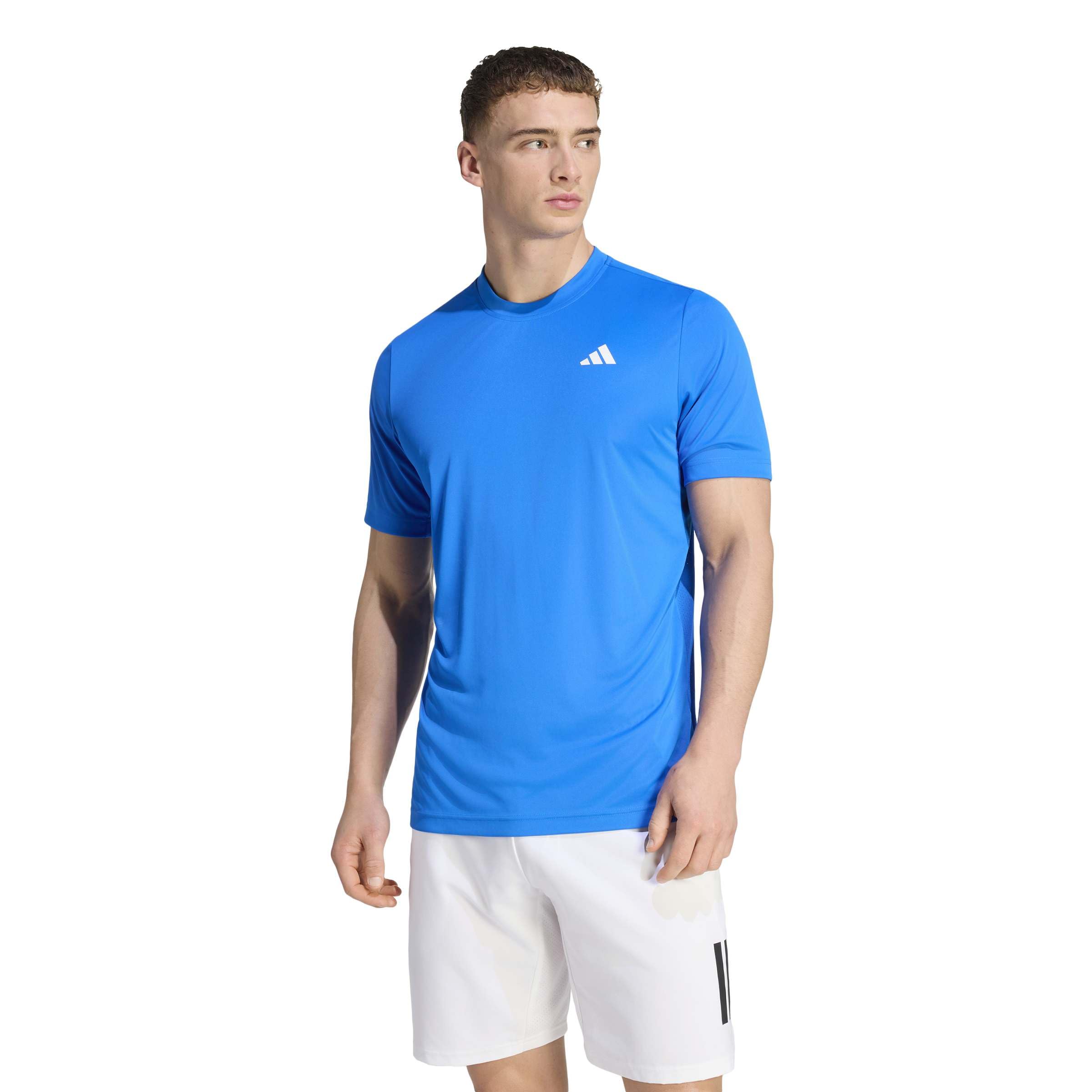 adidas Men's Club Tennis Climacool T-Shirt, Glory Blue, M
