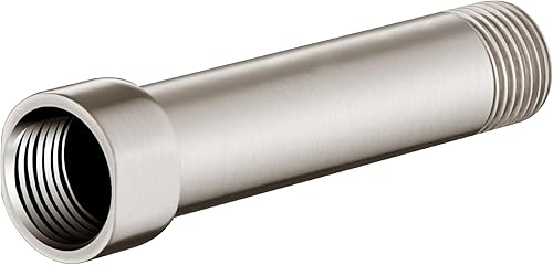 BRIGHT SHOWERS Extensor de brazo de ducha para lluvia y cabezal de ducha de mano, brazo de extensión de cabezal de ducha de 4 pulgadas, extensión de