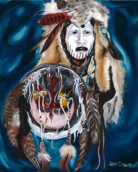 Cheyenne Dog Soldier Reproduction Art Print Handmade Products