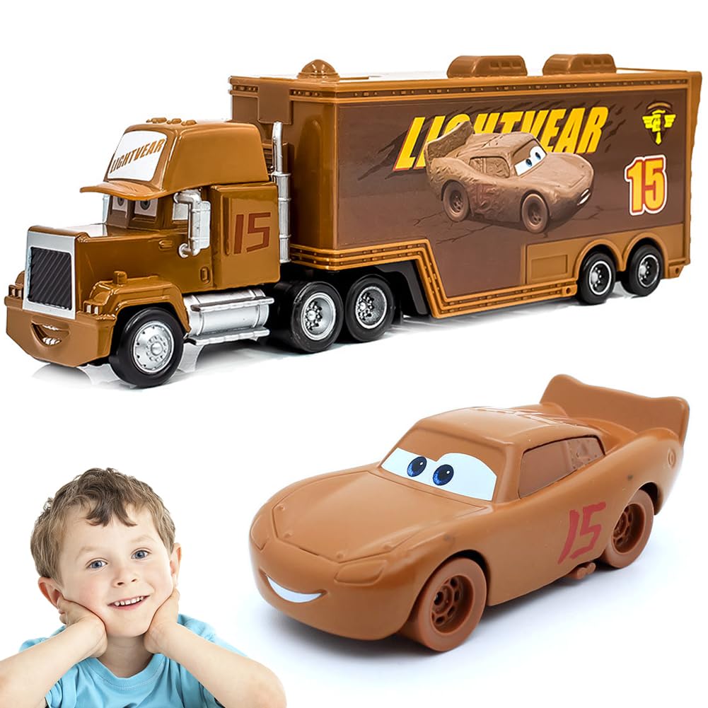 Brown Truck From Lightning Mcqueen Disney Pixar Cars Race Team