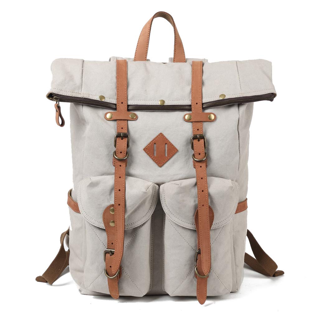 canvas and leather backpack uk