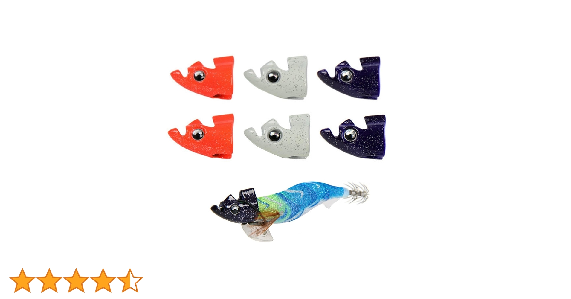 a 11g16g 21g29g 39g各６個ティップラン用シンカー Amazon | ティップランシンカー オレンジ・パープル・グロー 各2