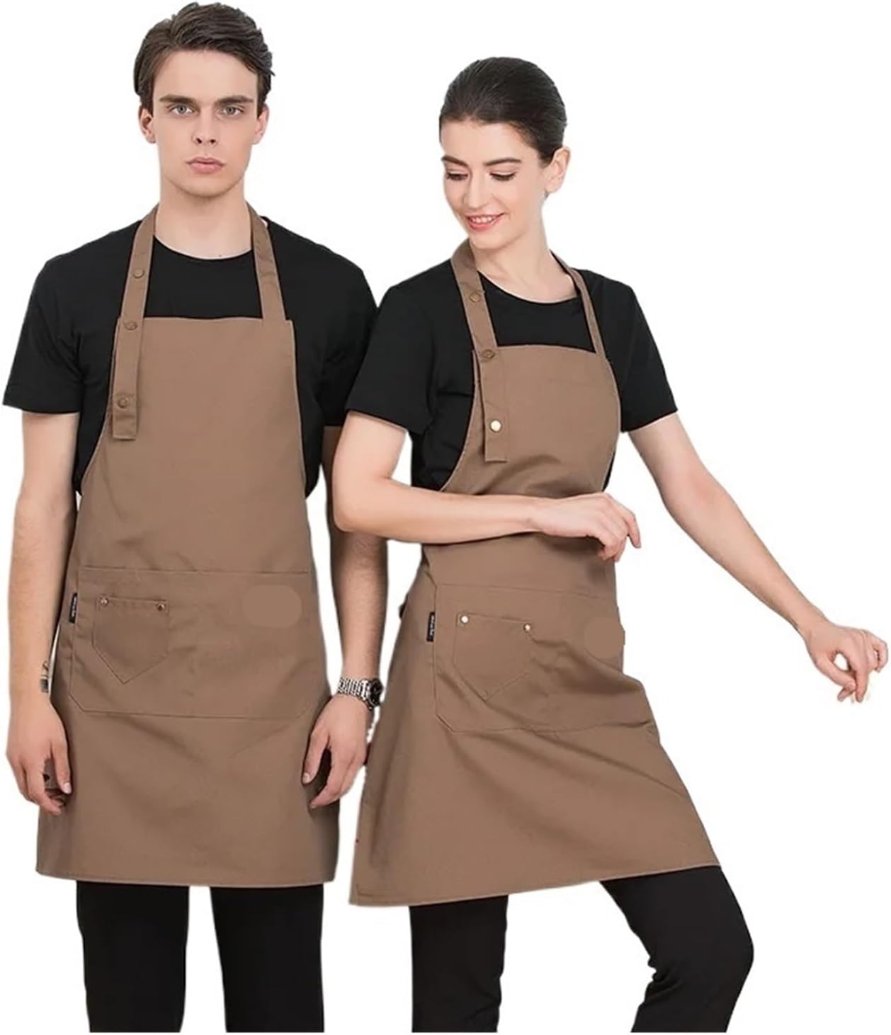 Tool Apron Shop Kitchen Aprons for Woman Men Work Grill Restaurant Bar Cafes Beauty Studios Uniform