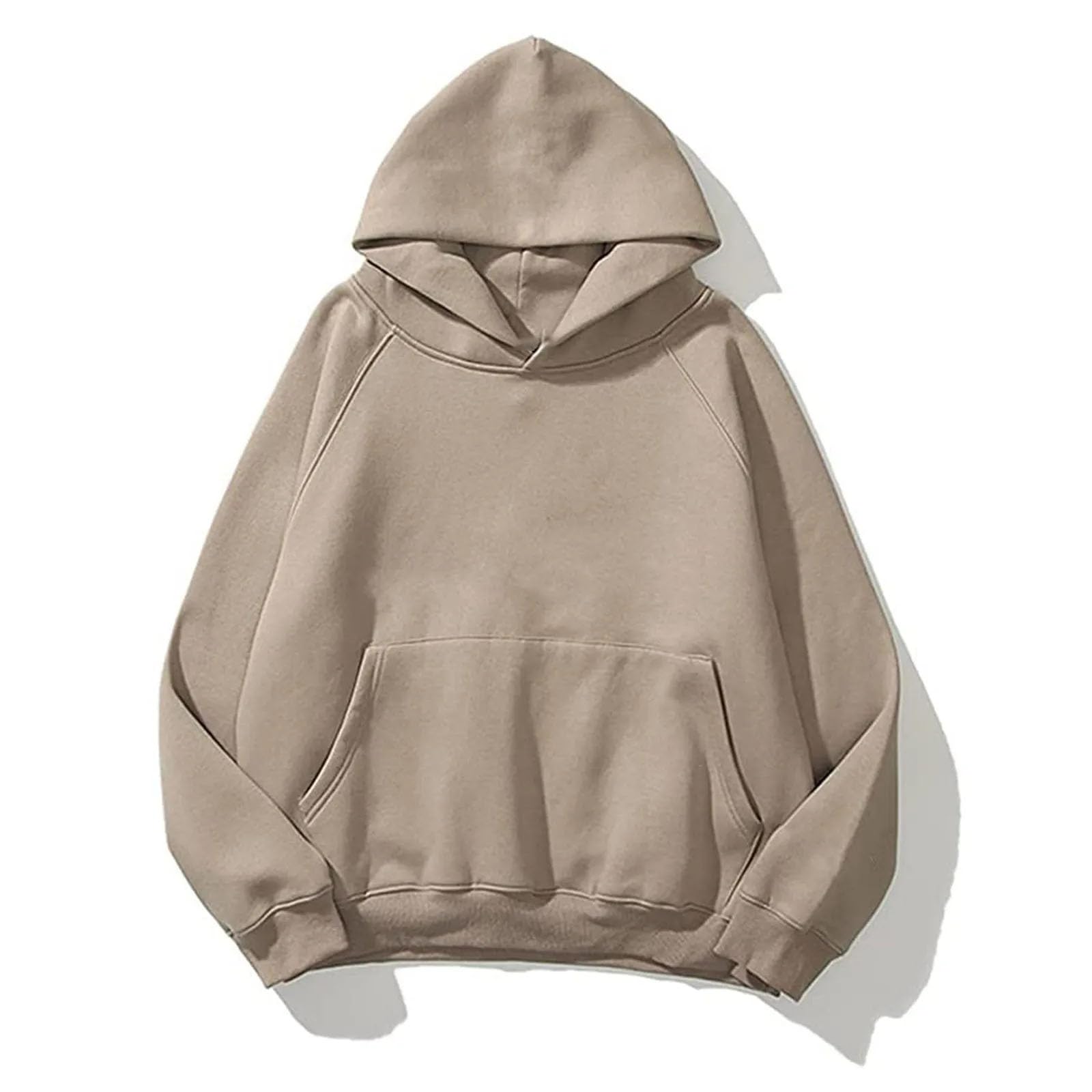 Felpa da donna tinta unita allentata unisex moda street hip hop felpa pullover in cotone