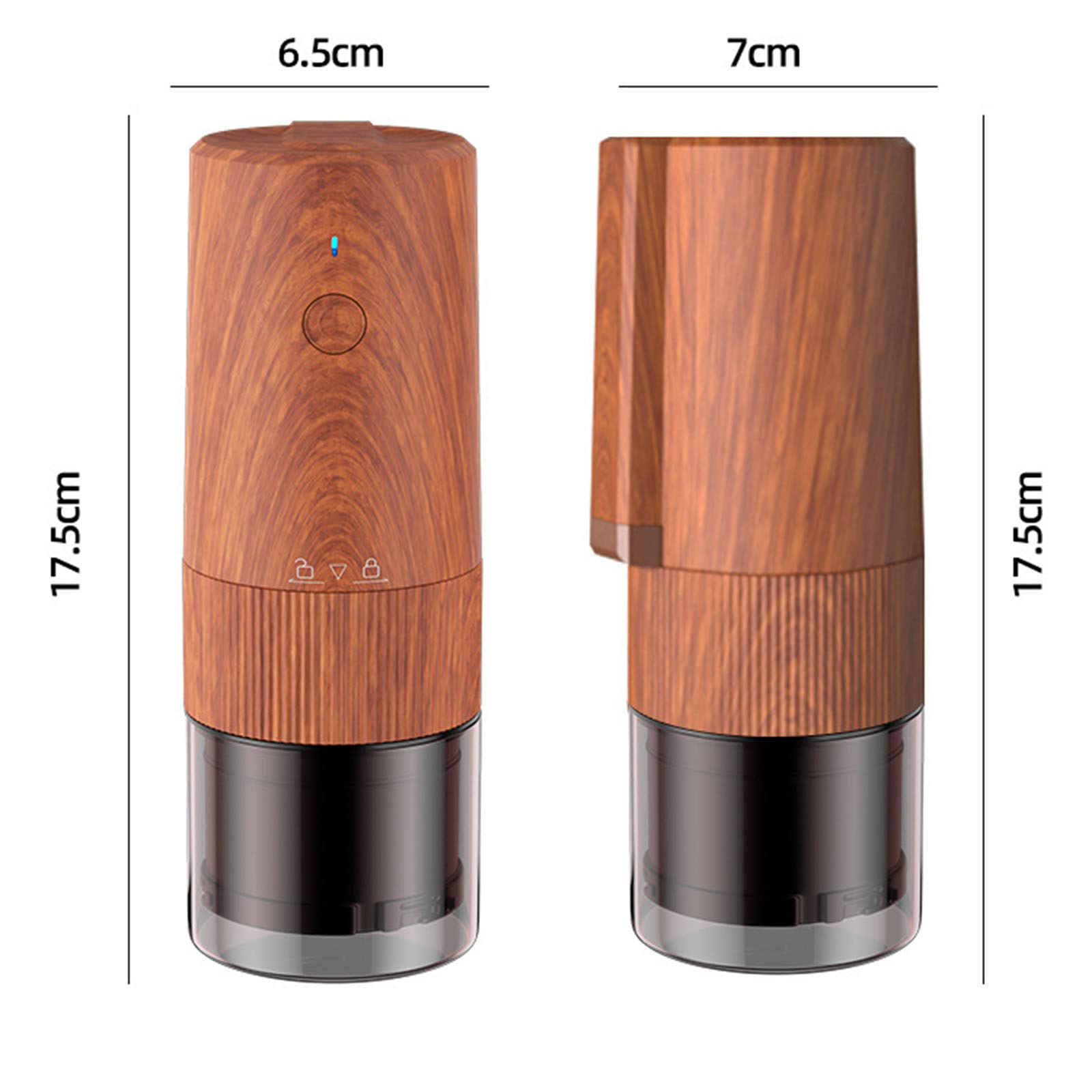 Przenośny elektryczny młynek Usb ładowalny ekspres do kawy automatyczny młynek do kawy