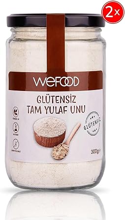 Wefood Glutensiz Tam Yulaf Unu 300 gr 2'li
